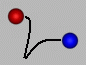 Схема рождения электрона и позитрона в конвергирующем поле.